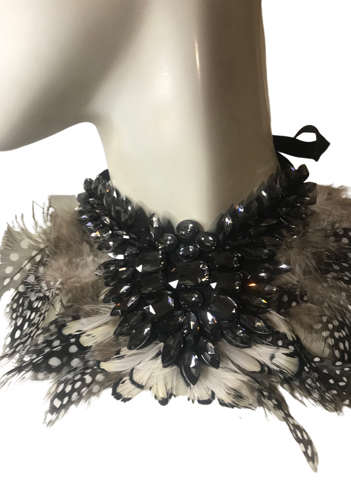 Collier en plumes de faisan