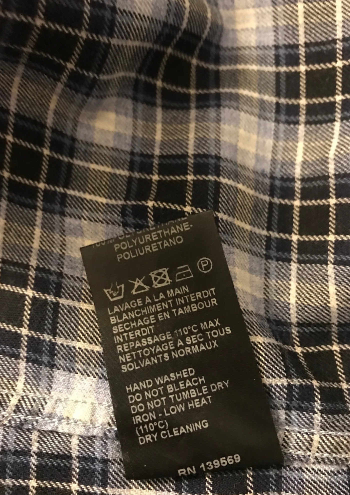 Chemise à carreaux Taille S