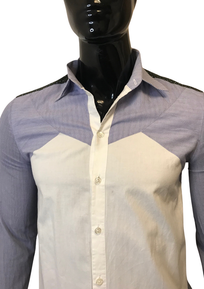 Chemise avec empiècement wax Taille S