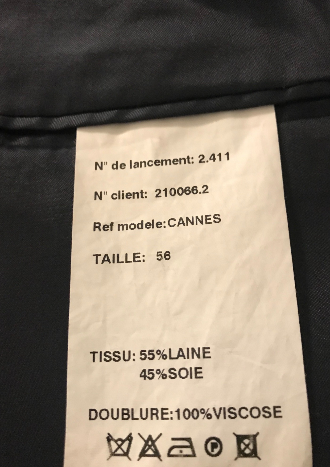 Veste laine et soie Taille XL