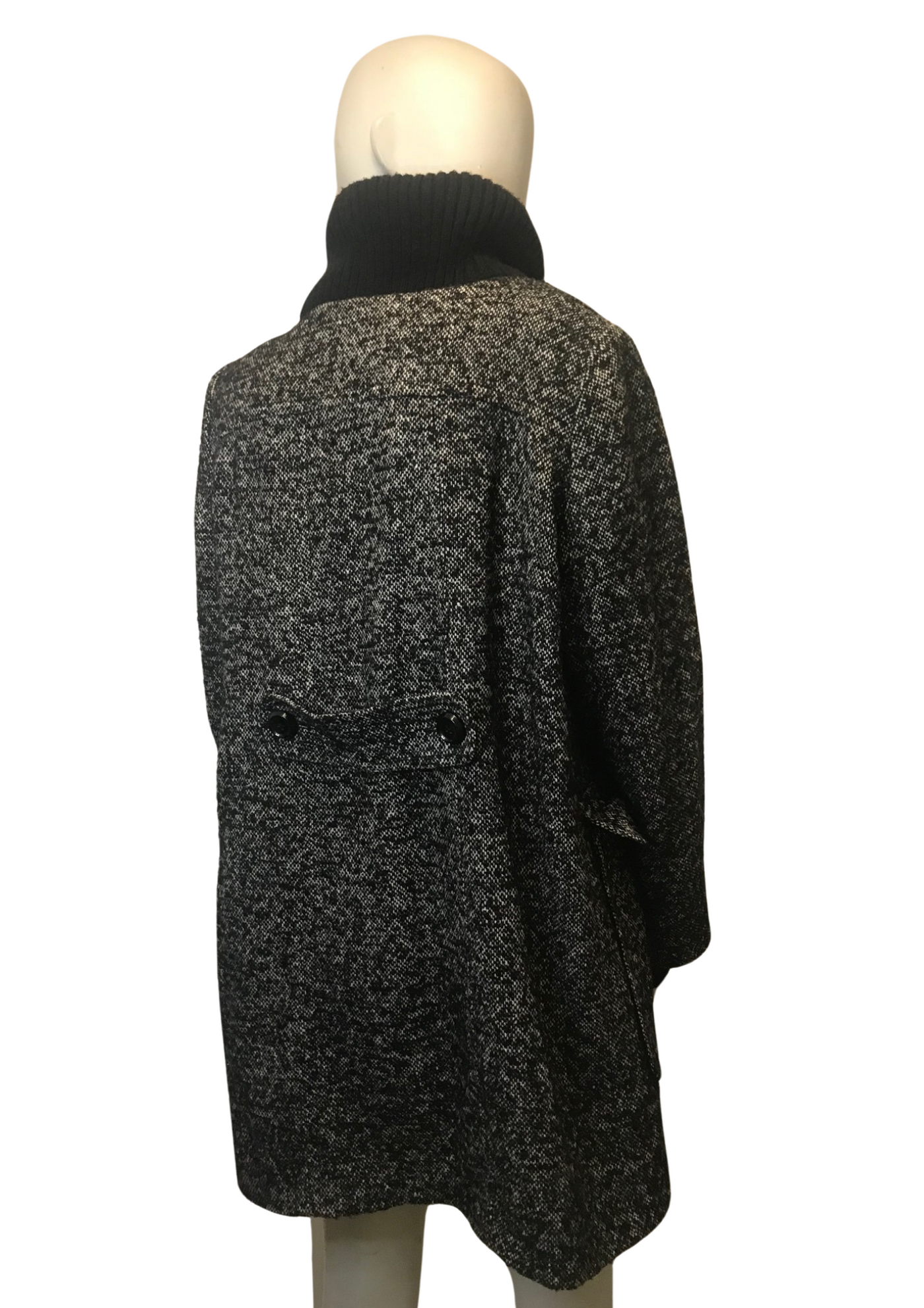 Manteau chiné en laine mélangée Taille 42