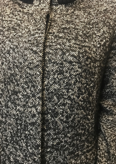 Manteau chiné en laine mélangée Taille 42