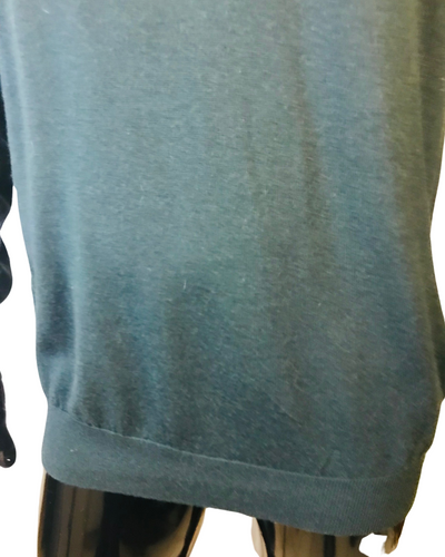 Pull vert 100% Laine vierge Taille L