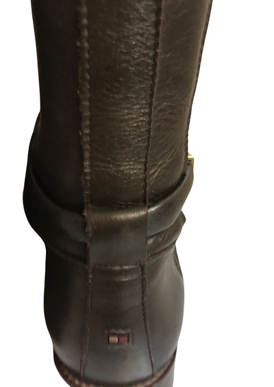 Bottes cavalières en daim et cuir Pointure 38