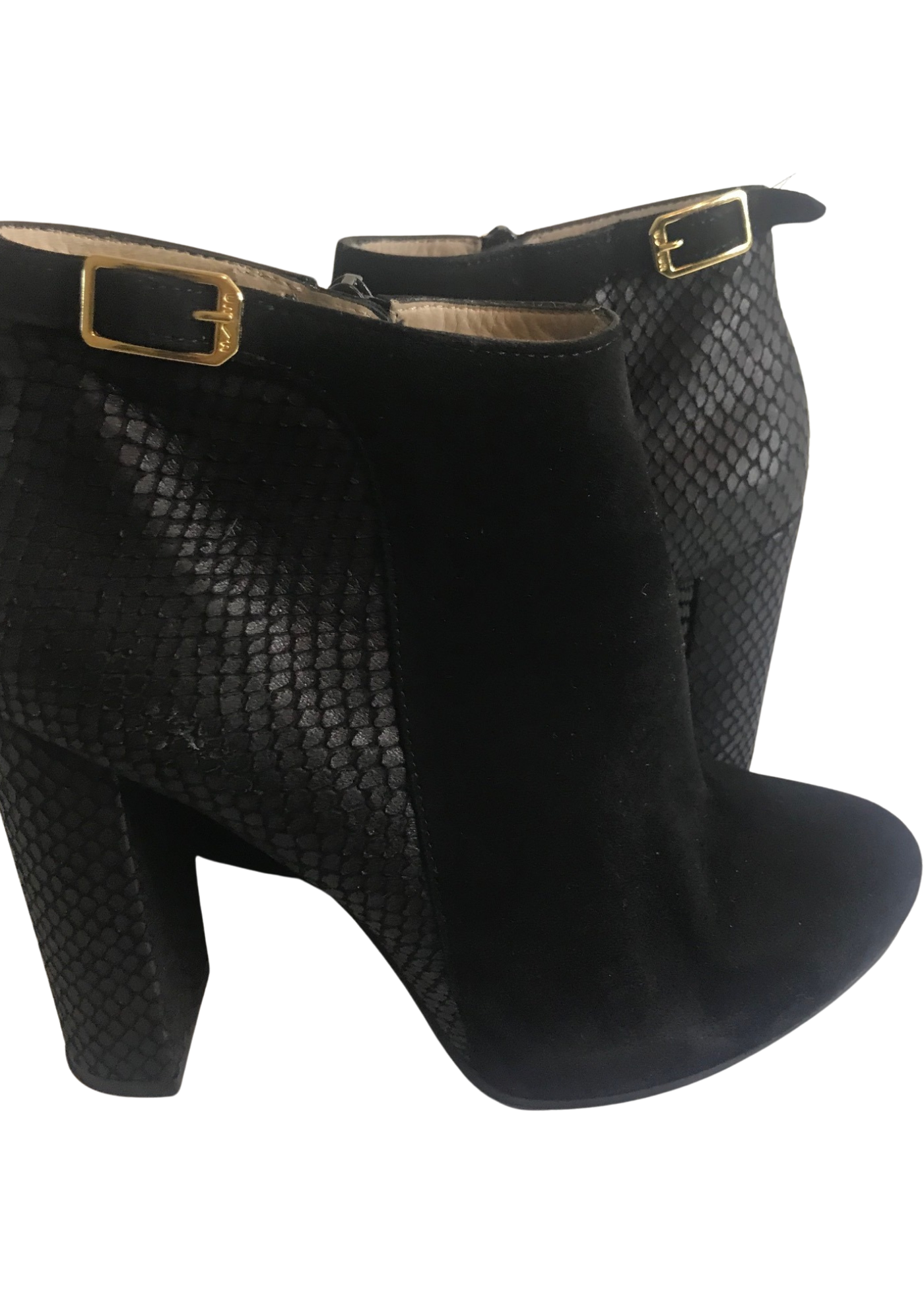 Boots en daim et cuir Pointure 36