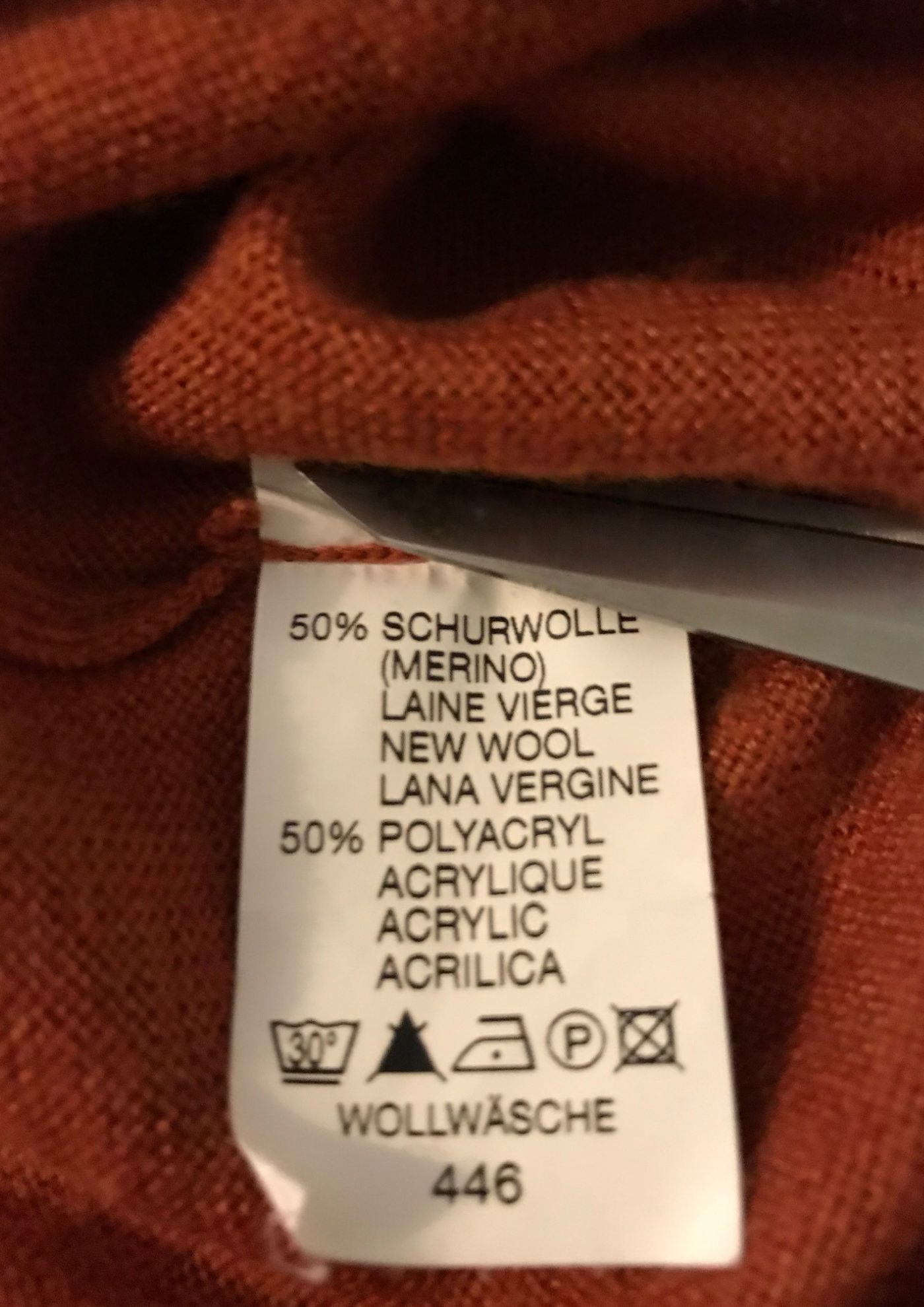 Pull en laine mélangée Taille L