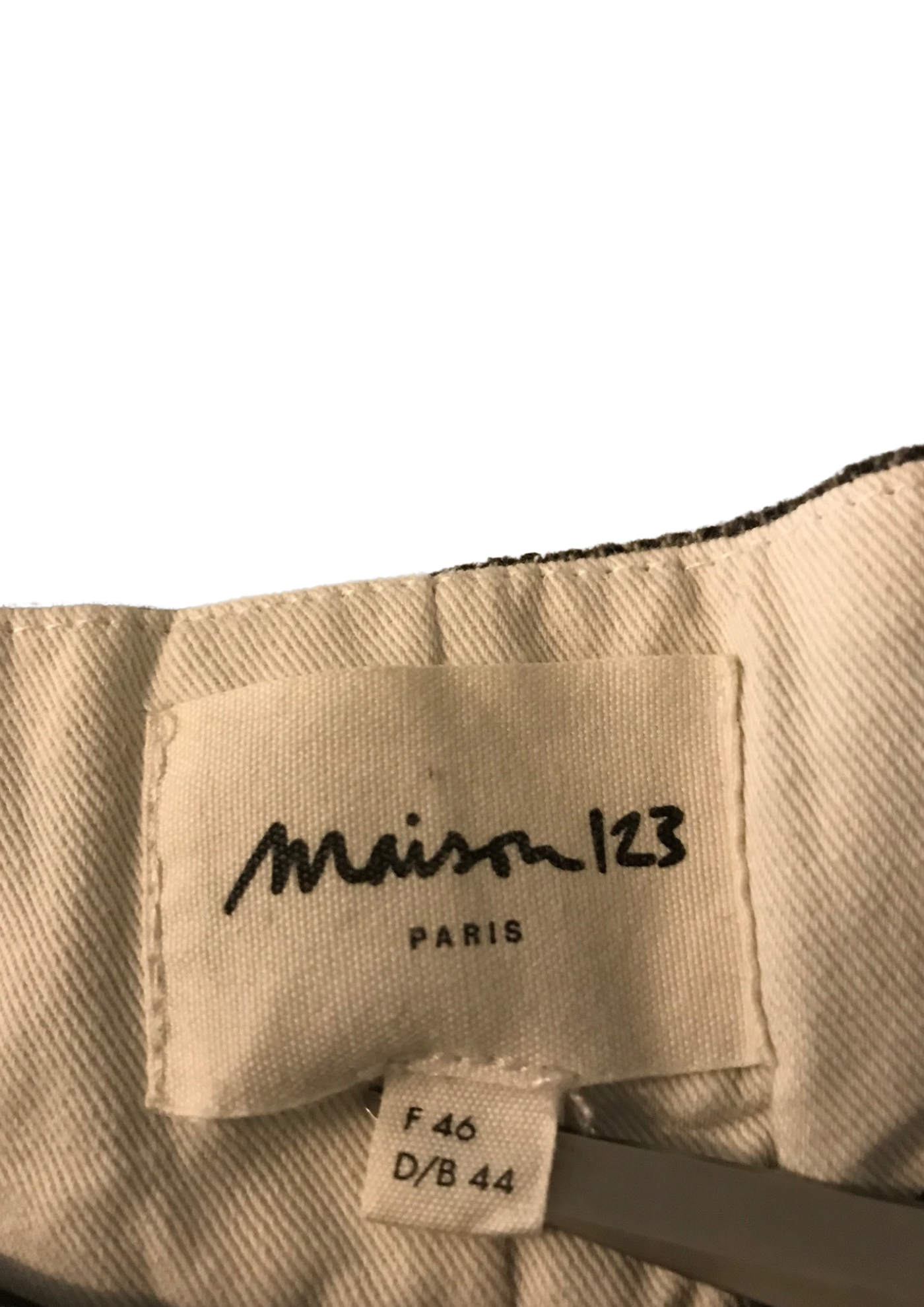 Pantalon en laine mélangée Taille 46