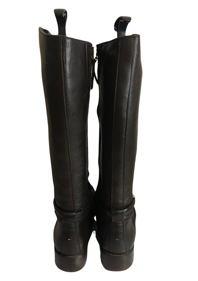 Bottes cavalières en daim et cuir Pointure 38