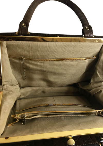 Sac en cuir vintage