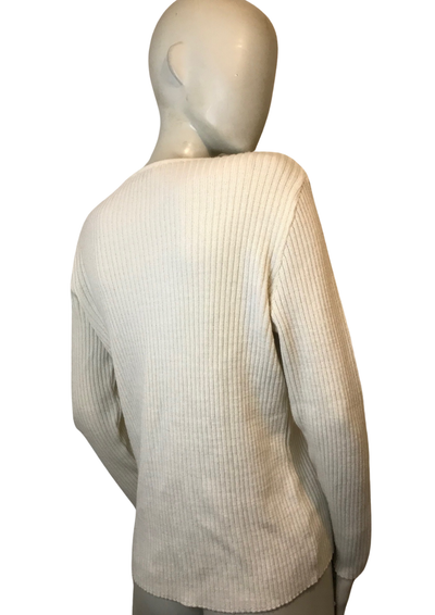 Pull en laine mérinos mélangée Taille 42