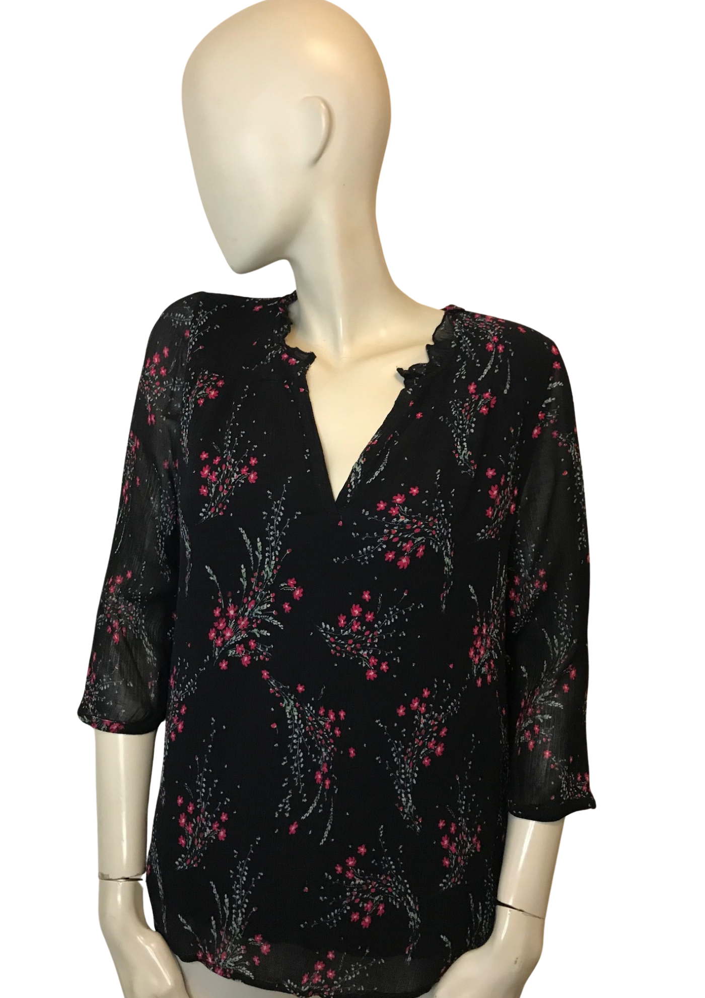 Blouse en soie mélangée Taille 42