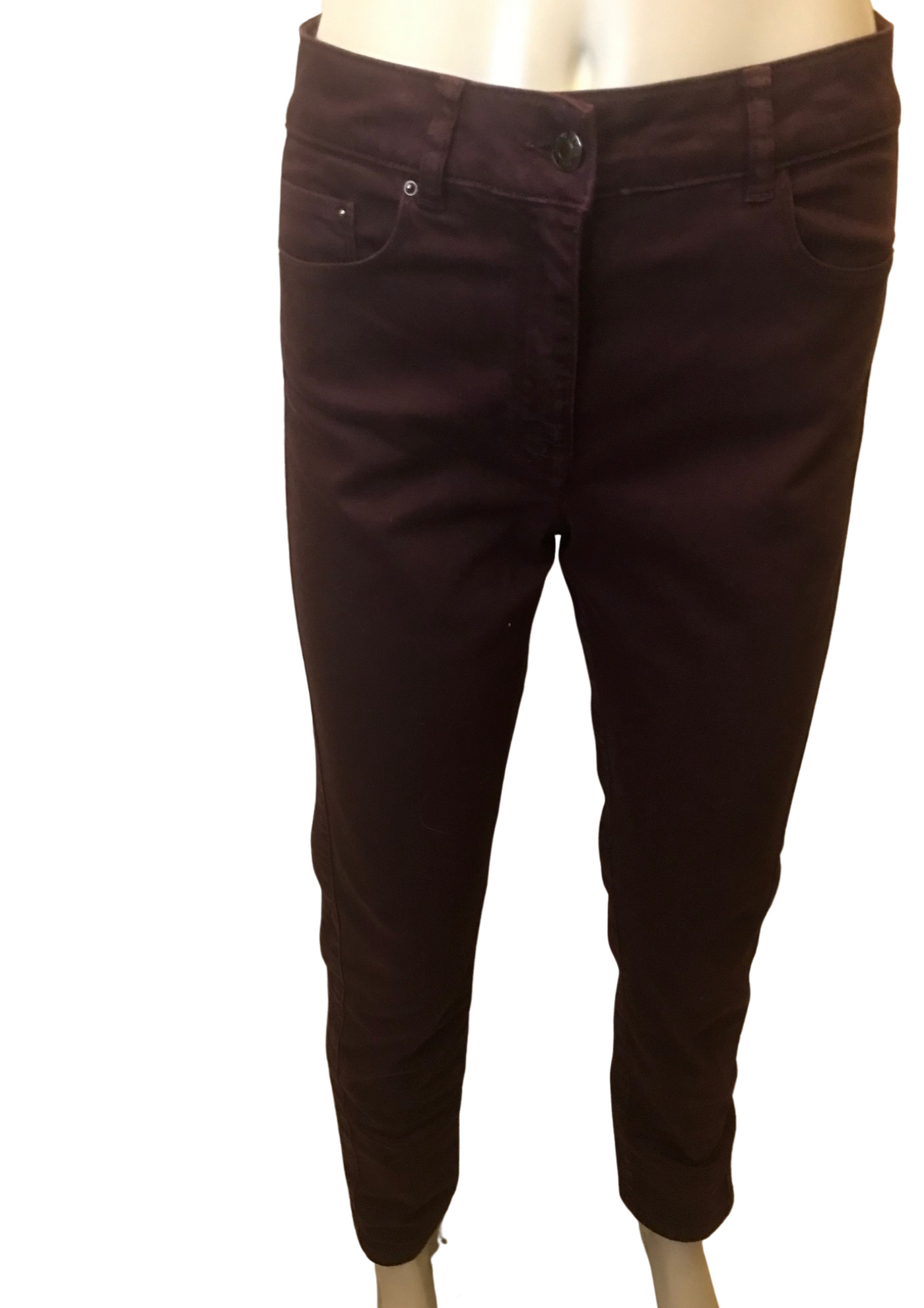 Jean slim aubergine Taille 36