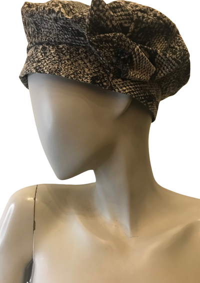 Béret motifs serpent Taille 55