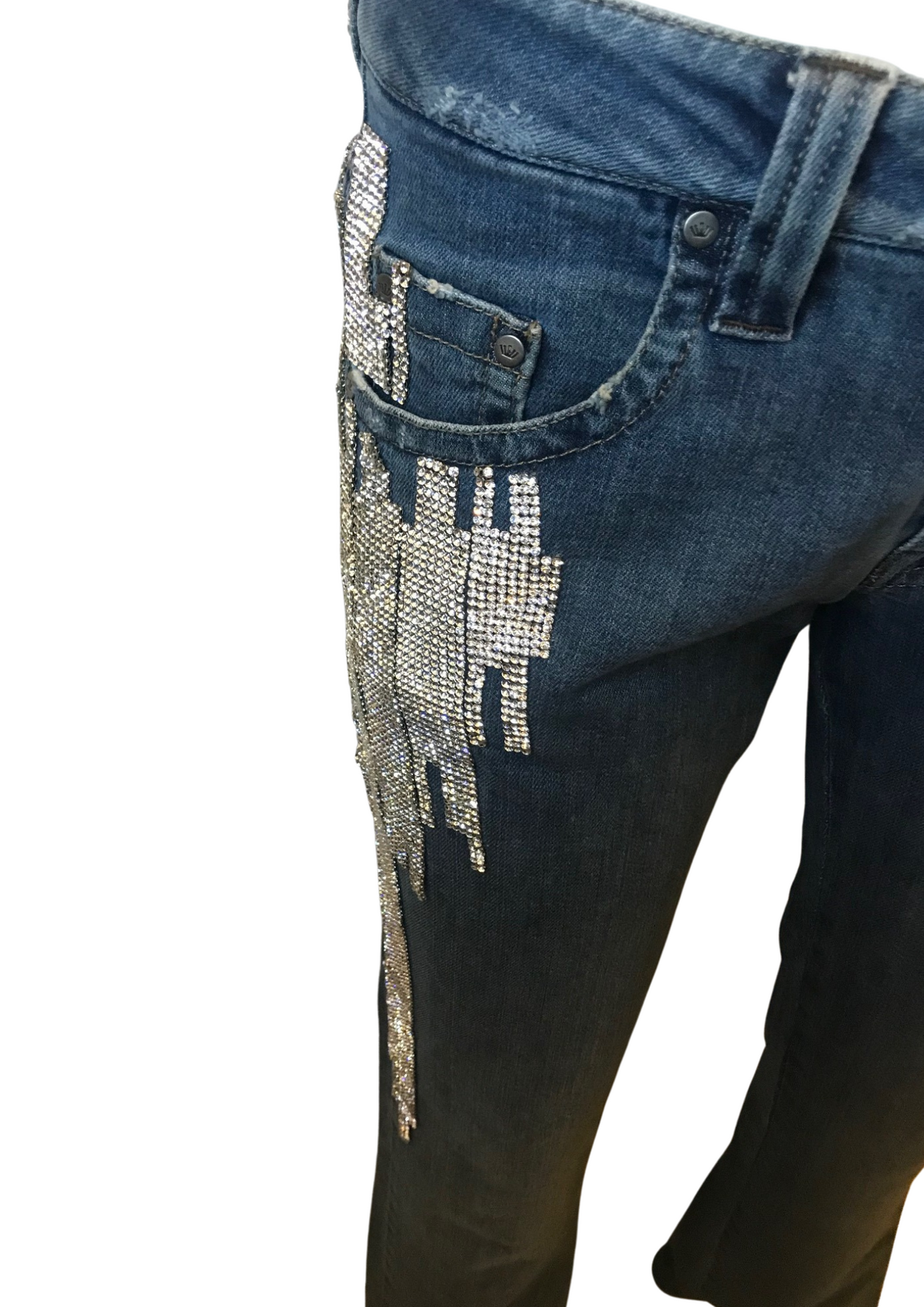 Jean à strass Taille 40 (Neuf)