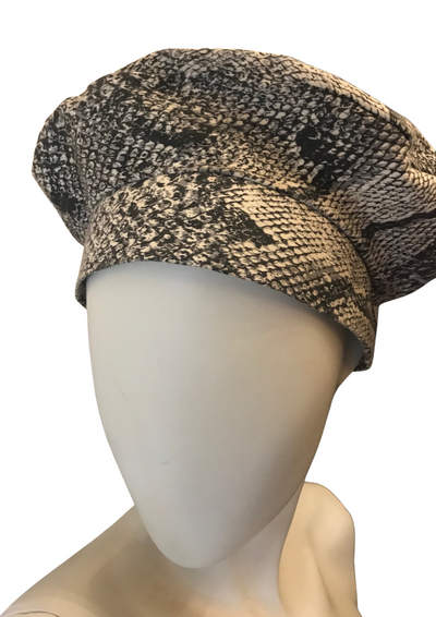 Béret motifs serpent Taille 55